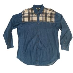 American Eagle Outfitters Men's Size L Long Sleeve Button Down VTG Shirt